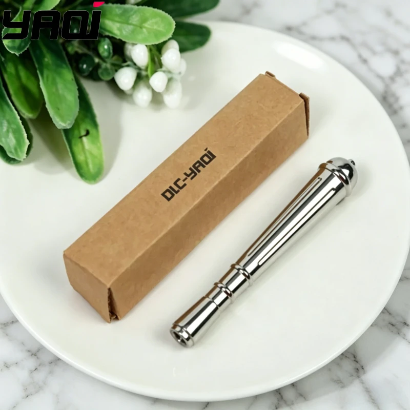 

2026 Flash Sale！YAQI Professional Teardrop Polished Stainless Steel Men Safety Razor Handle