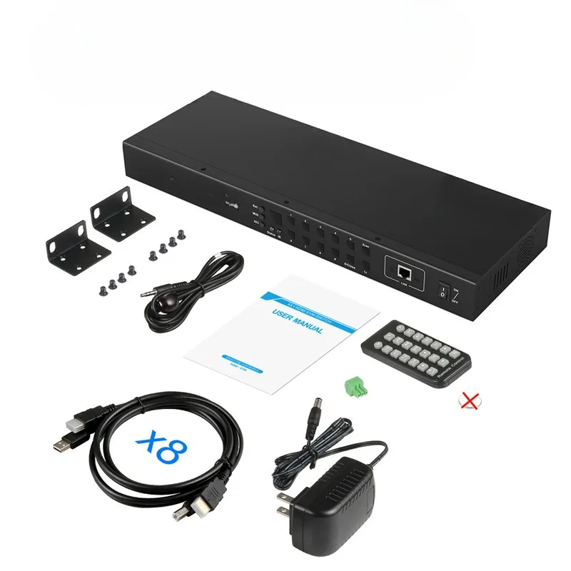 TESmart 5+ years experience 16x1 USB 2.0 hub integrating cross-platform computer 16 Port  KVM Switch