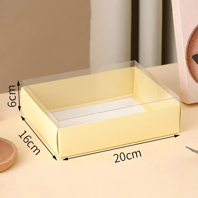 5 Stück Ausziehbare Schubladen-Geschenkboxen mit Klarsichtfenster, Kuchen- und Schmuckverpackungsboxen für Hochzeit, Geburtstag, Party, Geschenkaufbewahrung – Detail 1