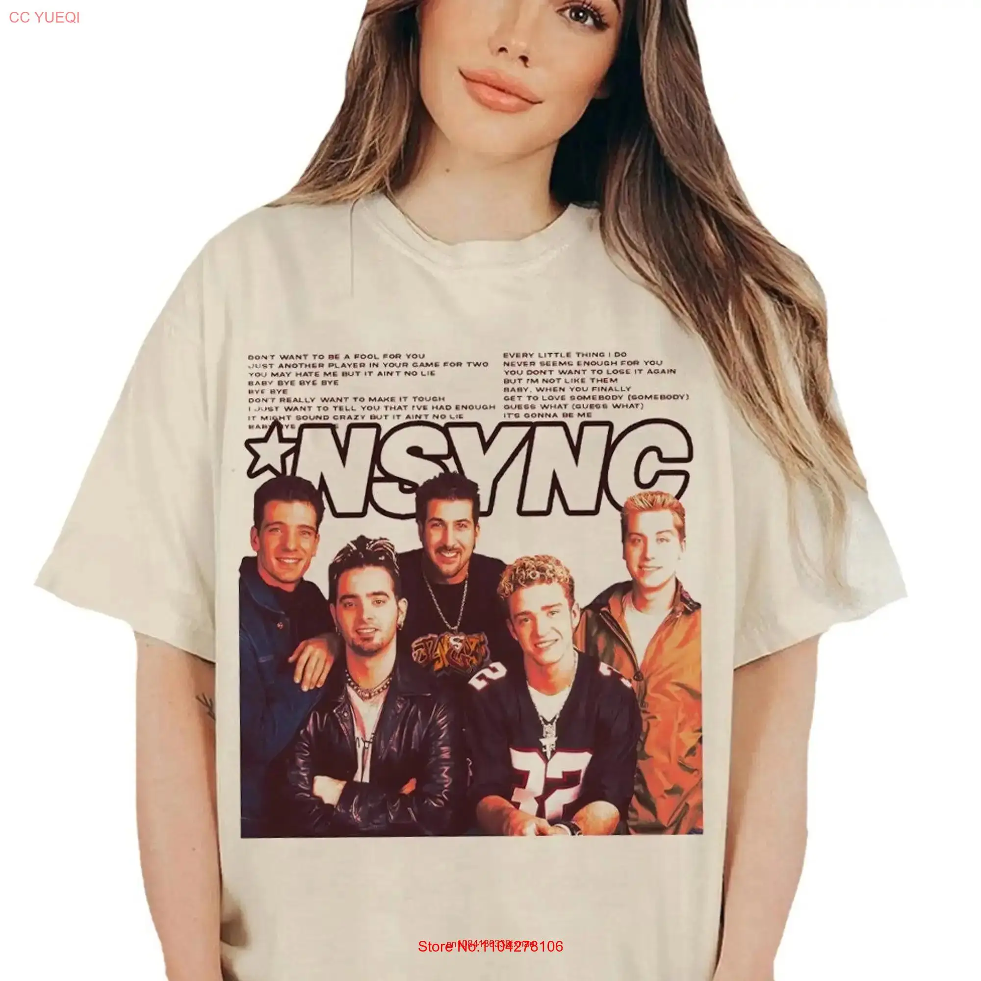 

Винтажная футболка Nsync Band SweaT 1999 Tour In My Reunion Era Merch Music ConcerT для фанатов с длинными или короткими рукавами