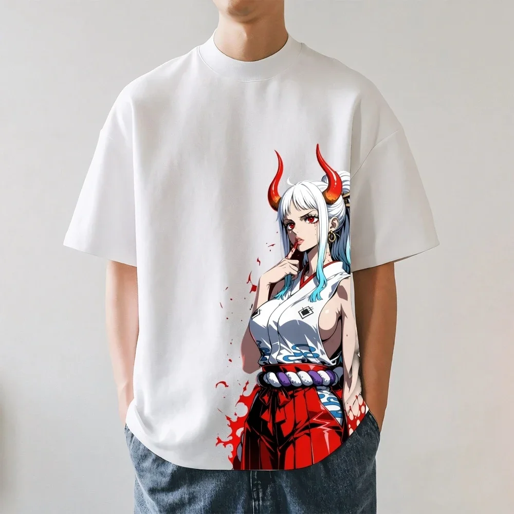One Piece Yamato Japanese Style Classic Tee High-quality Streetwear Men's Clothing Women Clothing 2026 Summer New T Shirt
