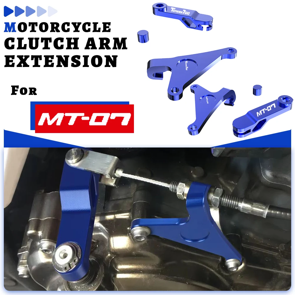 

For Yamaha Tenere 700 XTZ700 World Raid Tenere700 MT07 2018-2024 YZFR7 TRACE 700 ABS Clutch Arm Extension Clutch Lever Bracket