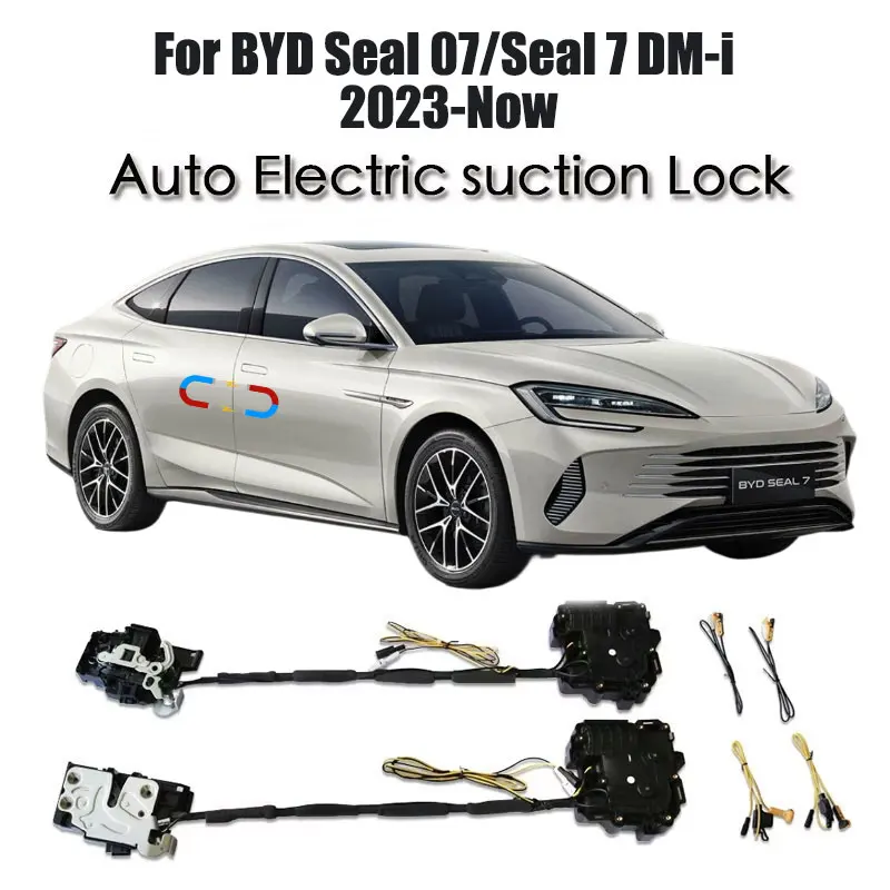 

For BYD Seal 07/Seal 7 DM-i 2023+ Car Soft Close Door Latch Pass Lock Actuator Auto Electric Absorption Suction Silence Closer