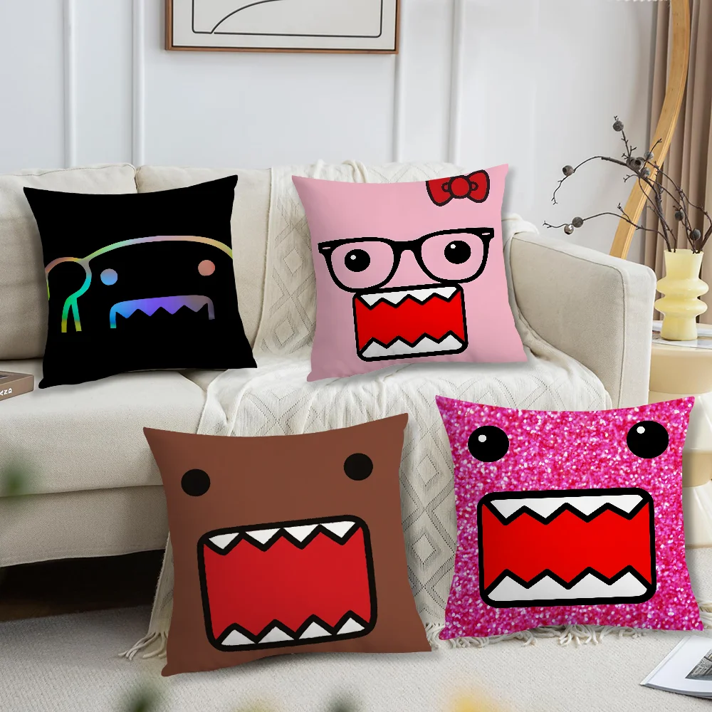 

Cartoon Domo-kun Cute cushion cover For Bedroom Car Coffee Shop Room and Living Room Sofa Decorative PillowCover