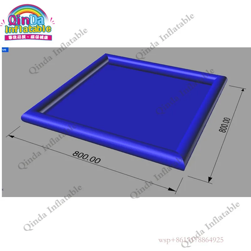 Piscina gonfiabile blu di prezzi di fabbrica 6X4x0.65M Piscina di sabbia gonfiabile per bambini dalla Cina