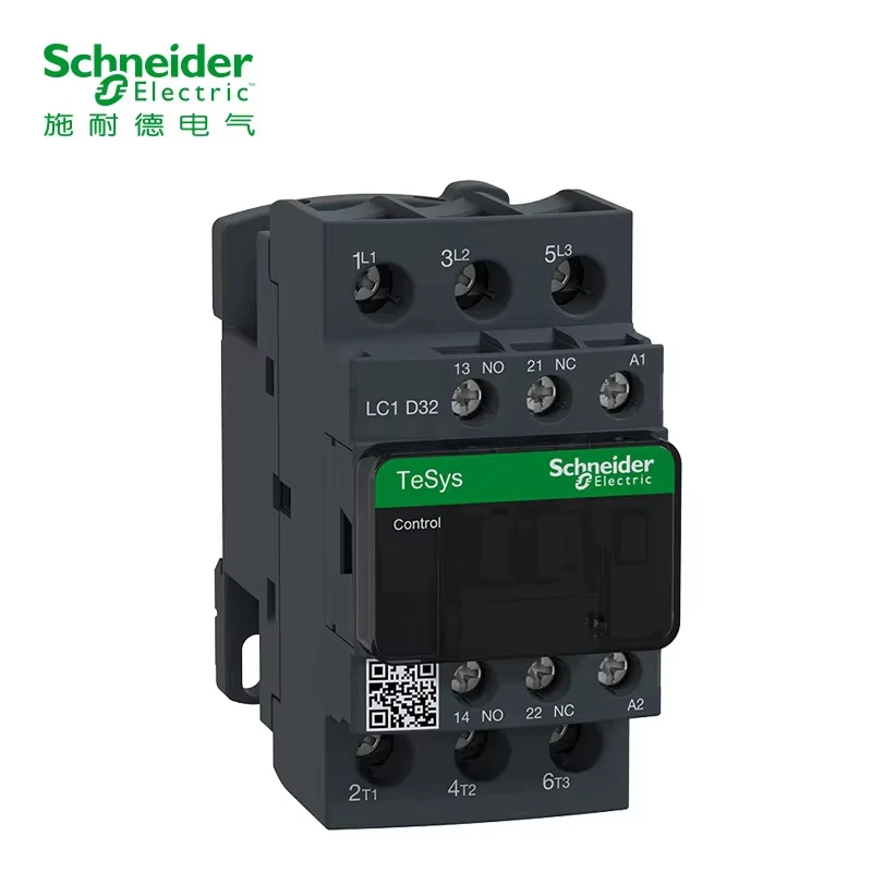 New Black Schneider Version Three-Pole Industry AC Contactor LC1D09 LC1D12 LC1D25 LC1D32 LC1D38 B7C F7C Q7C M7C 24V 220V 380V
