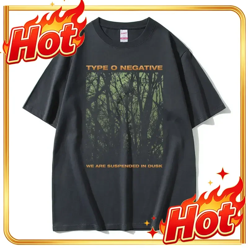 Rock Band Type O Negative Suspended In Dusk Essential T-shirt Men Women Fashion Casual Tshirt Male Vintage Oversized Tops Tees
