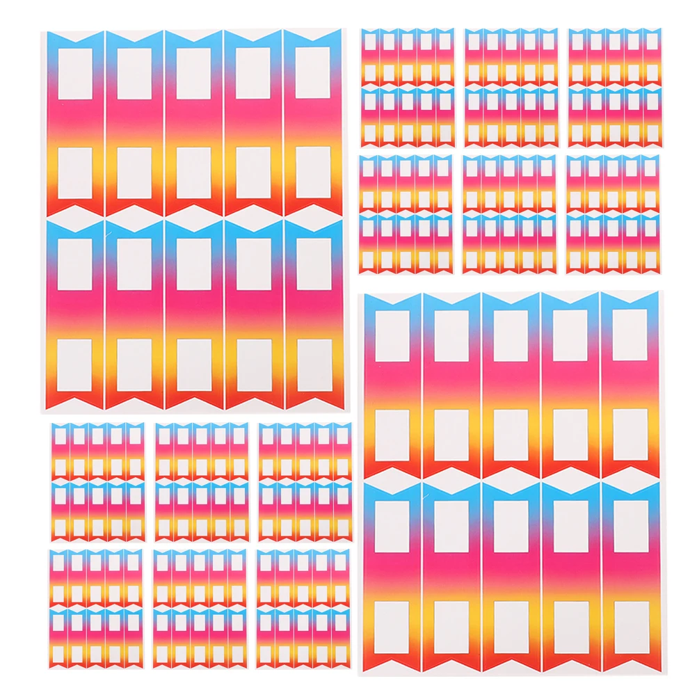 

24 Sheet Writable Pencil Label Stickers Adhesive Tags for Organizing Cables Home Classroom Identification Label