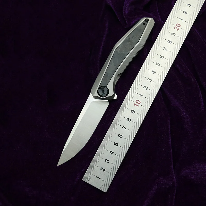 

Новинка 0470 керамический подшипник Мраморное углеродное волокно Титан Марк 20CV лезвие Флиппер инструмент для кемпинга охоты складной нож