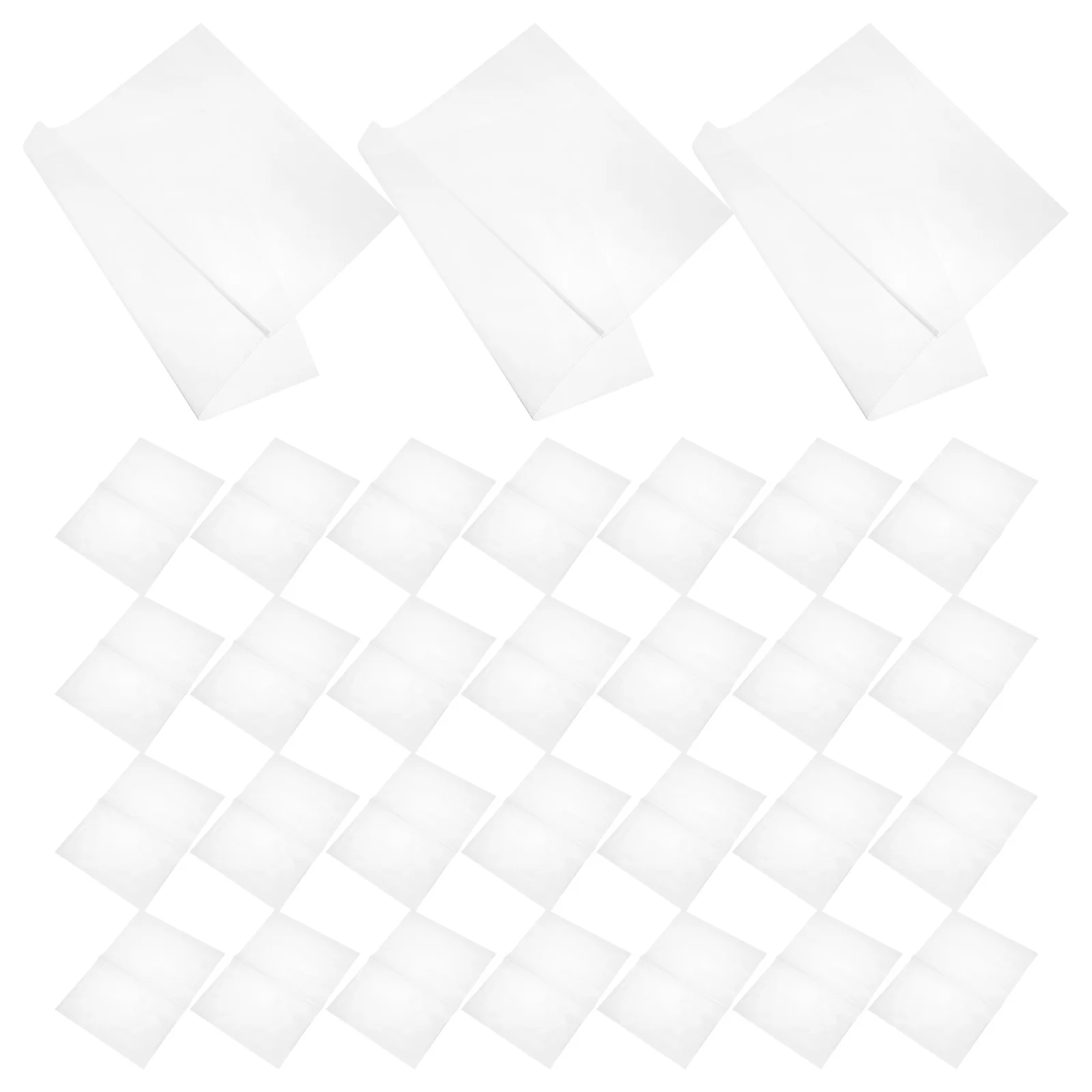 

100 Pcs Self Adhesive Bags OPP Material Peel Seal Reusable Clothing Packaging Dustproof Moistureproof
