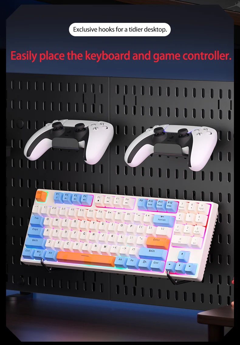 keyboard and paddle holders
