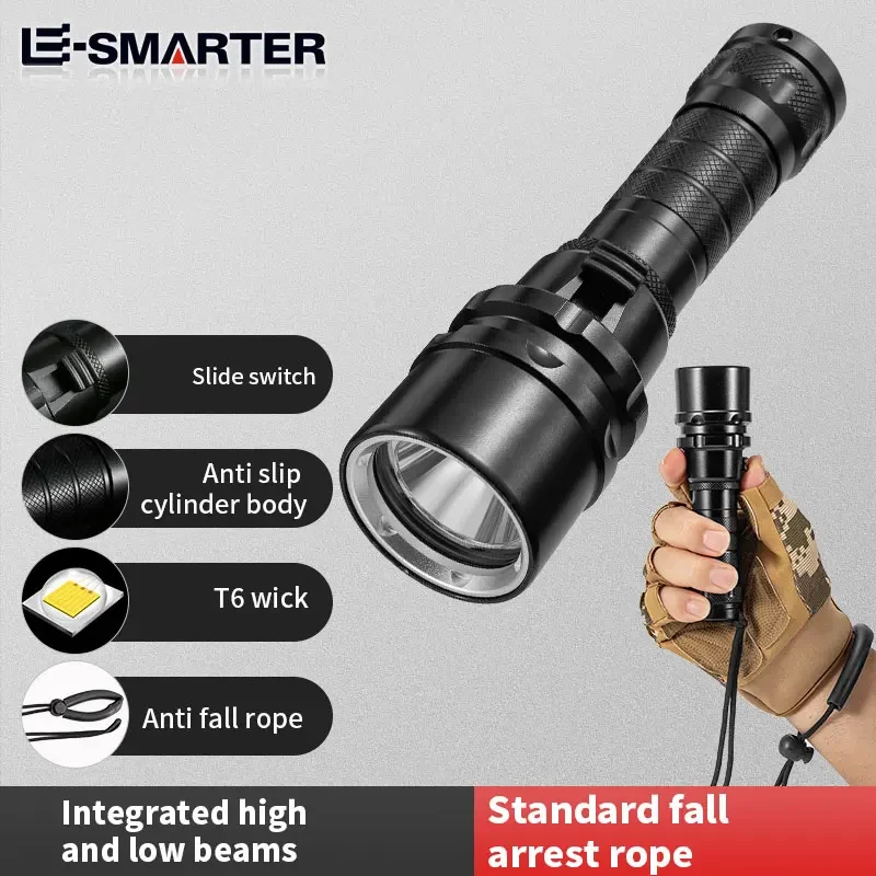 Powerful LED Diving Flashlight Super Bright T6/L2 Professional Underwater Torch IP68 Waterproof Rating Lamp Using 18650 Battery