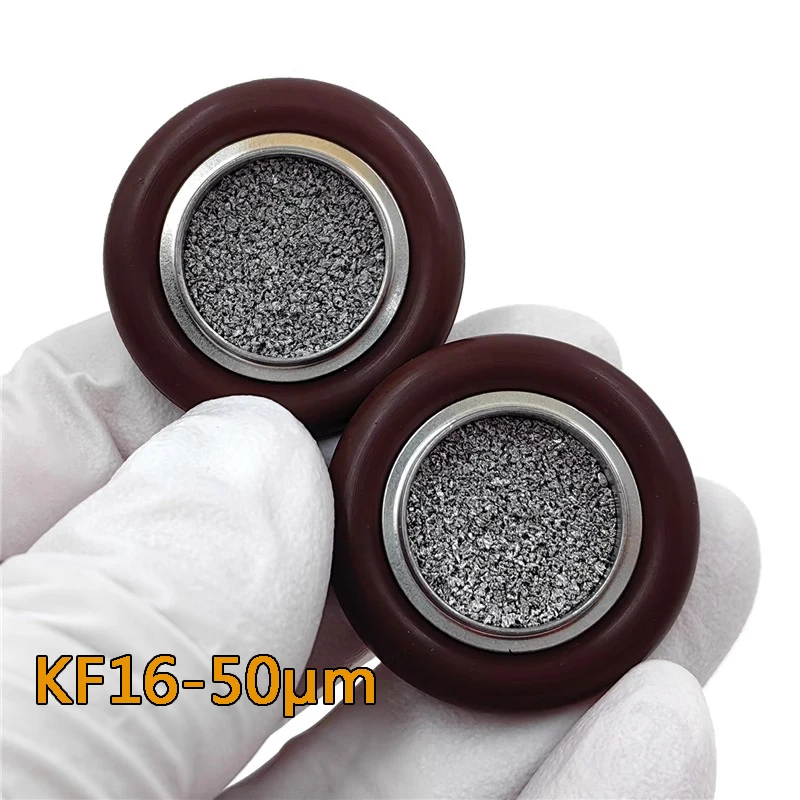 Vacuum bracket KF16 KF25 KF40 Sintered Metal Filter Centering Ring     pipeline filter element 20μm 50μm