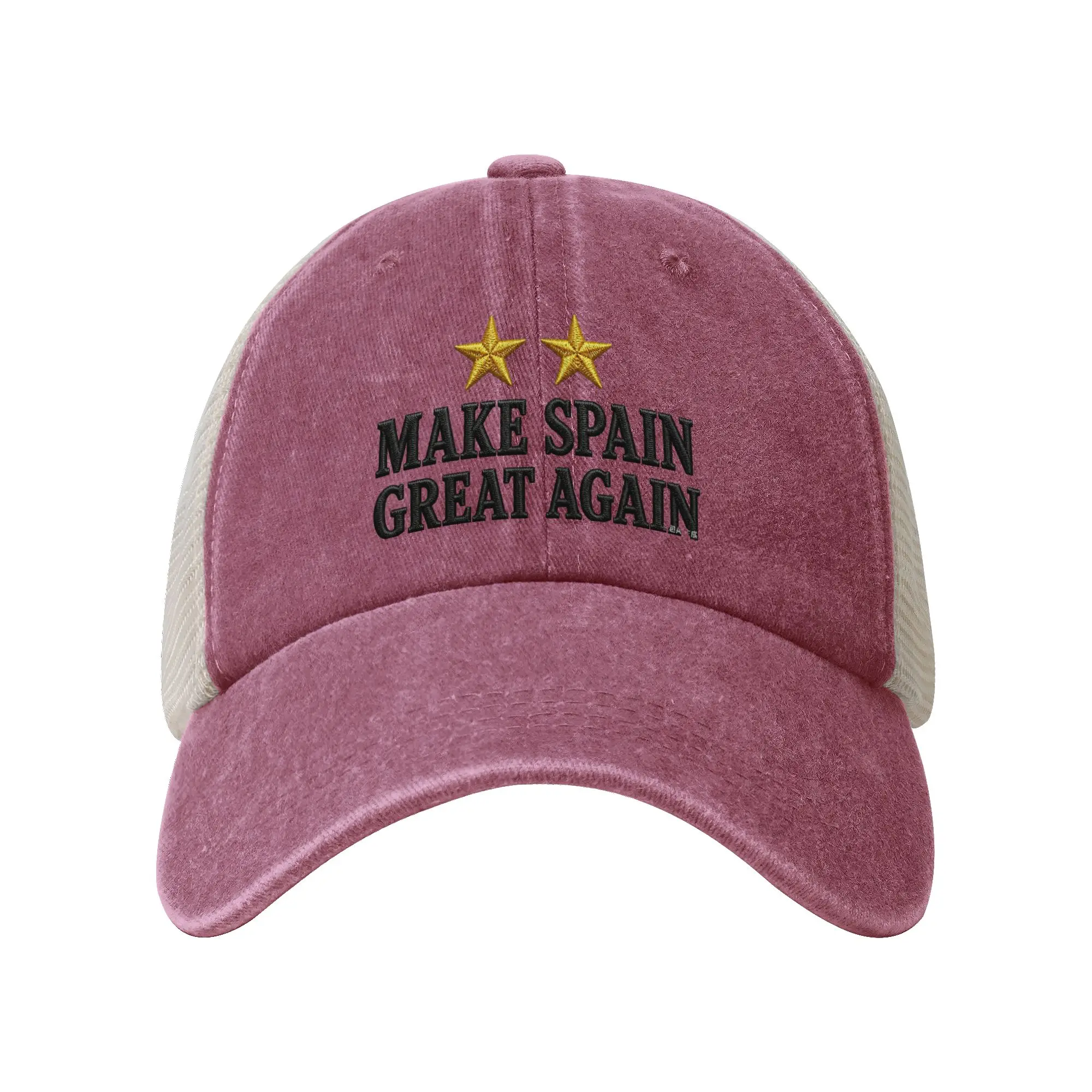 Make Spain Great Again Sun Hats  Stylish Female Male Mesh Hip Hop Hats Wholesale Design Running Hippie Baseball Caps Gift