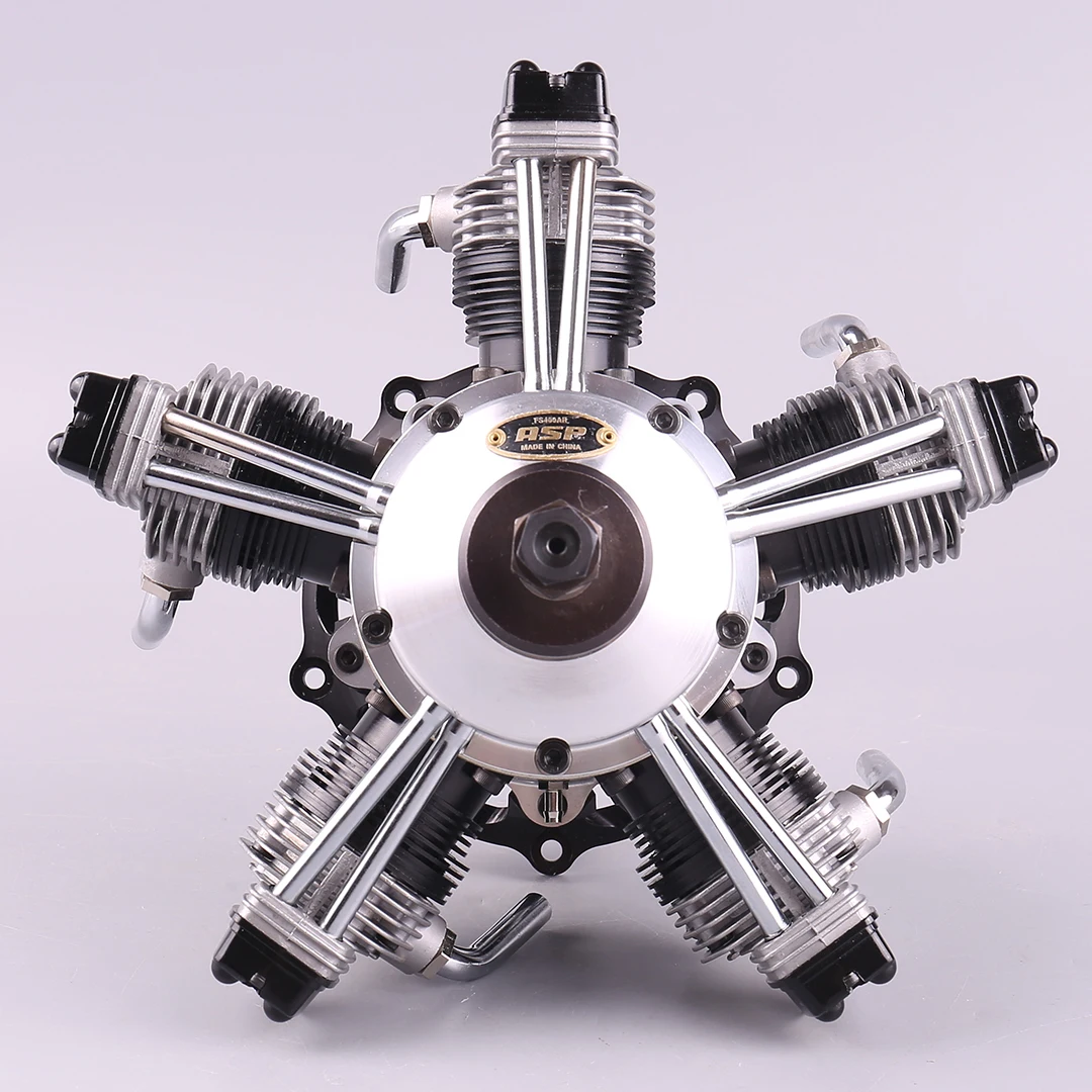 Motor Nitro de Quatro Tempos ASP MAGNUM XLS FS400AR 12.8CCX5 para Aeromodelos RC, Comparável aos Motores OS YS SAITO