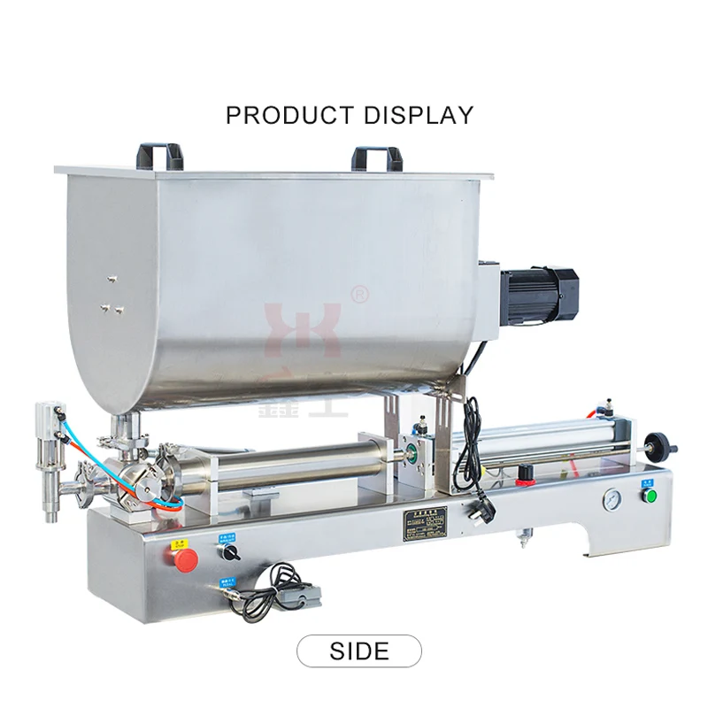 Tomato Paste Chilli Sauce Filling Mixing Machine U-shaped Large-capacity Hopper Quantitative Filling Machine