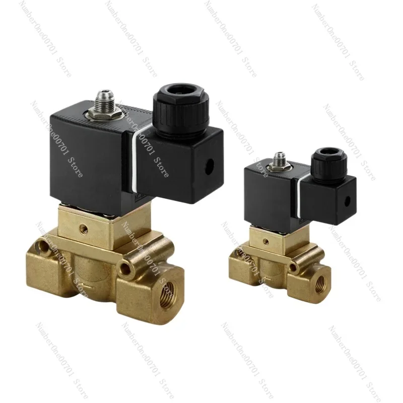 Position Three Way Two-Position Four-Way Piston Brass Solenoid Valve Air Compressor, Screw Machine Unloading Solenoid Valve