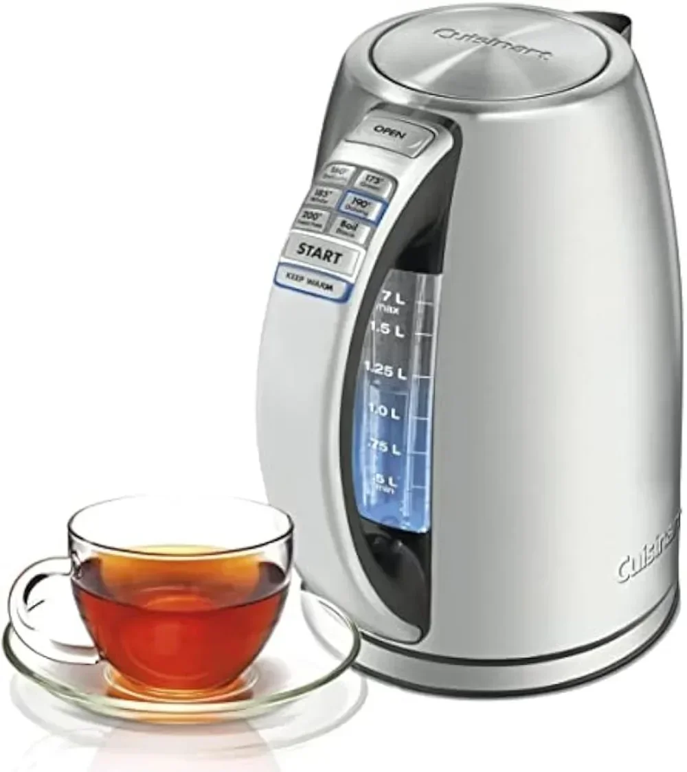 Cuisinart 1.7-Liter Stainless Steel Cordless Electric Kettle with 6 Preset Temperatures