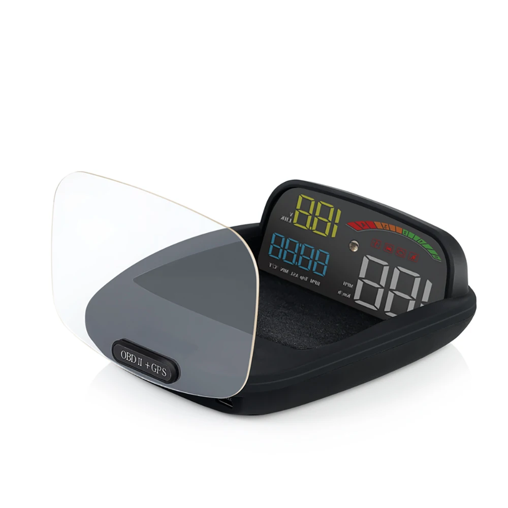 

Diagnostic Tool New 2+GPS C800 HUD TPMS Display with Transparent Reflection Board Work for All Car