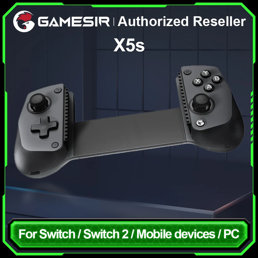 Gamesir X5s Android Cell Phone Controller Gamepad Smartphone Mando Móvil for Mobile Phone Bluetooth 2.4G Connection Hall Effect