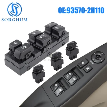Pulsante sollevatore interruttore finestra principale SORGHUM Electric Power 93570-2H1109P 935702 H110 Per Hyundai Elantra HD 2007 2008 2009 2010