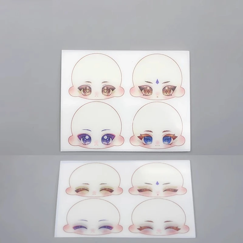 Ultralight Resin Clay Q-version Cartoon Doll Hair Shape Accessory Cutting Mold DIY Polymer Clay Anime Character Hair Making Tool