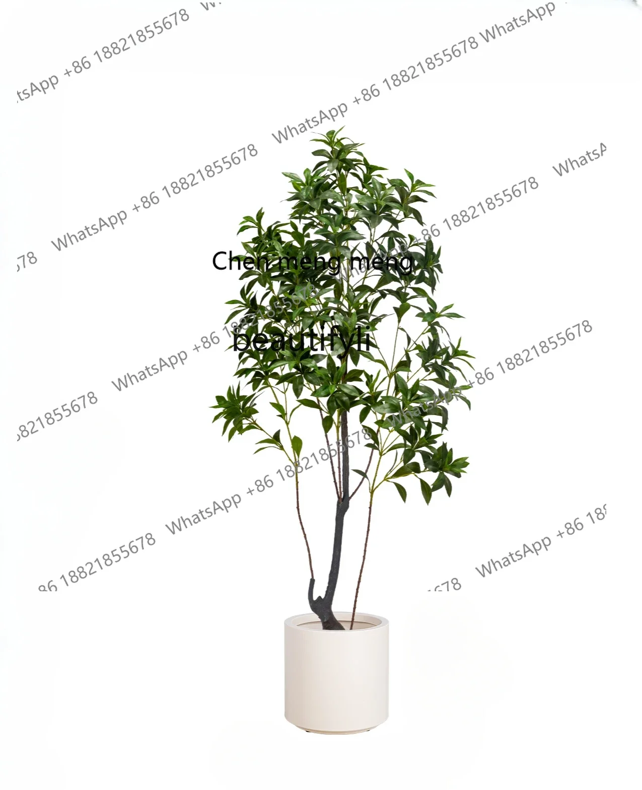 New arrive Simulation fake tree horse drunk wood bionic green plant potted plant indoor living room fake tree decorative floor o