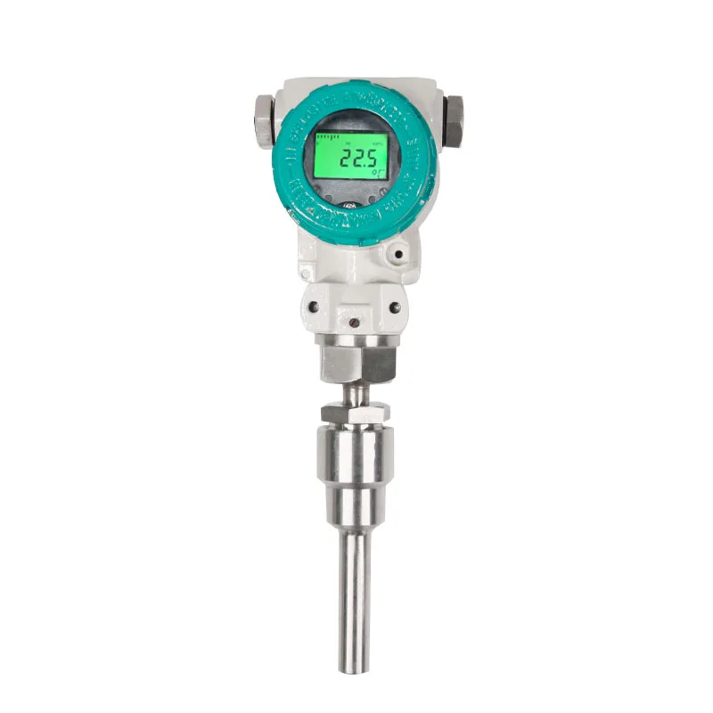 Intelligent with display mounted hart 4-20ma output pt100 high accuracy temperature sensor transmitter