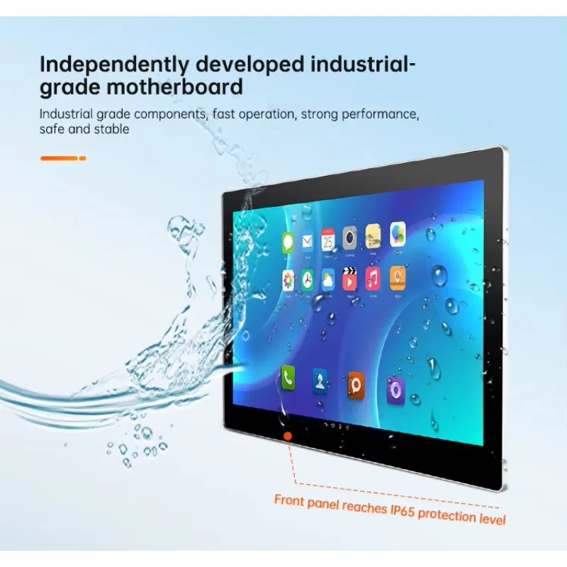 36MM Ultra-slim Industrial All in One PC 10 12 15 17 24 27 Inch IP65 Waterproof RK3568/RK3588 Capacitive Touch Android Panel PC