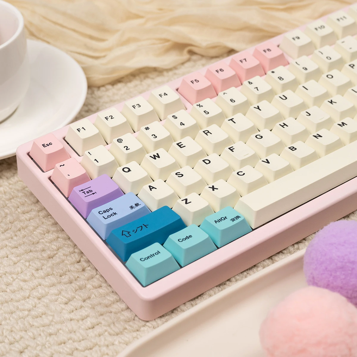 Wooting fairy R2 keycaps full set of PBT sublimation original factory highly adapted magnetic axis wireless mechanical keyboard