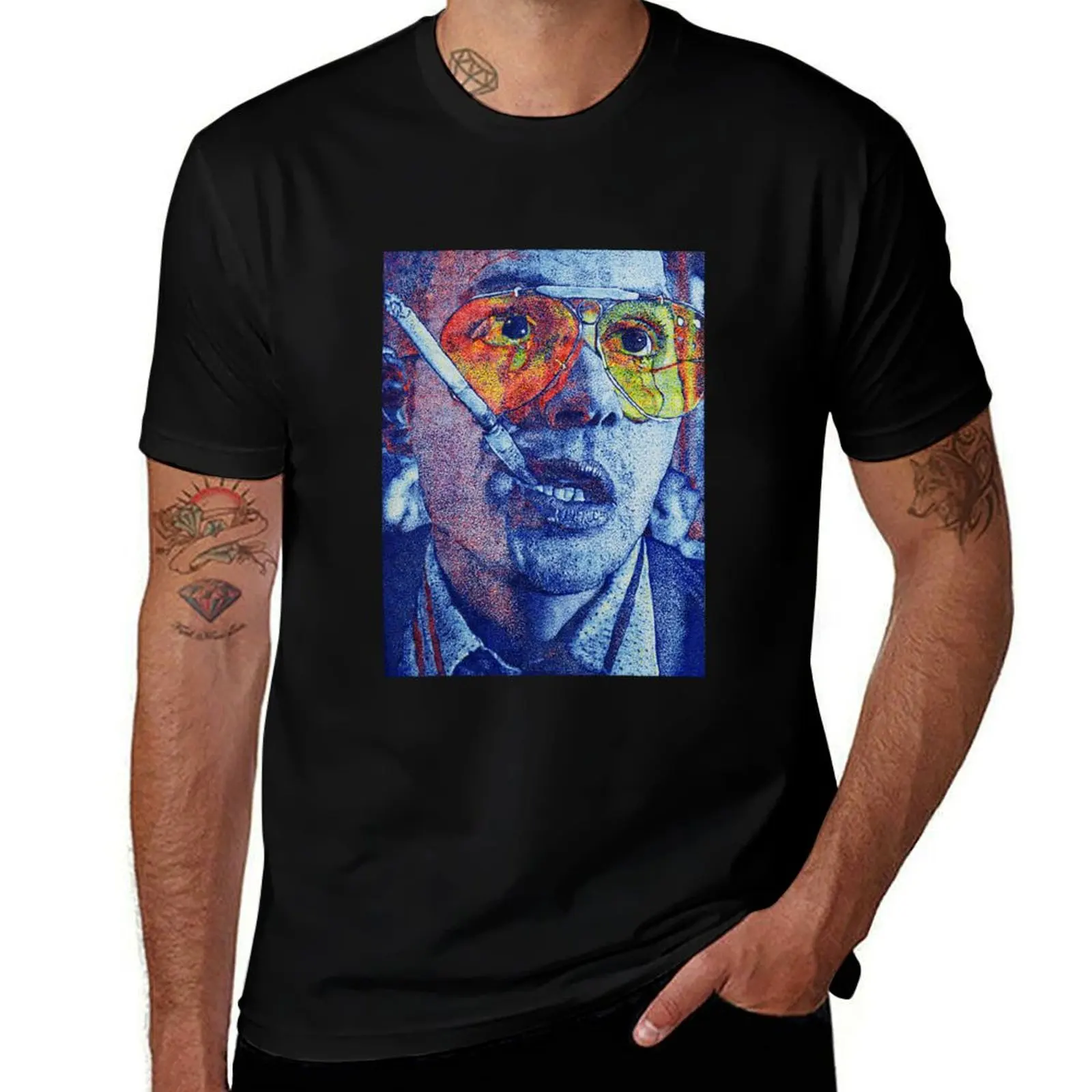 Футболка Fear and Loathing, простая, модная, повседневная футболка