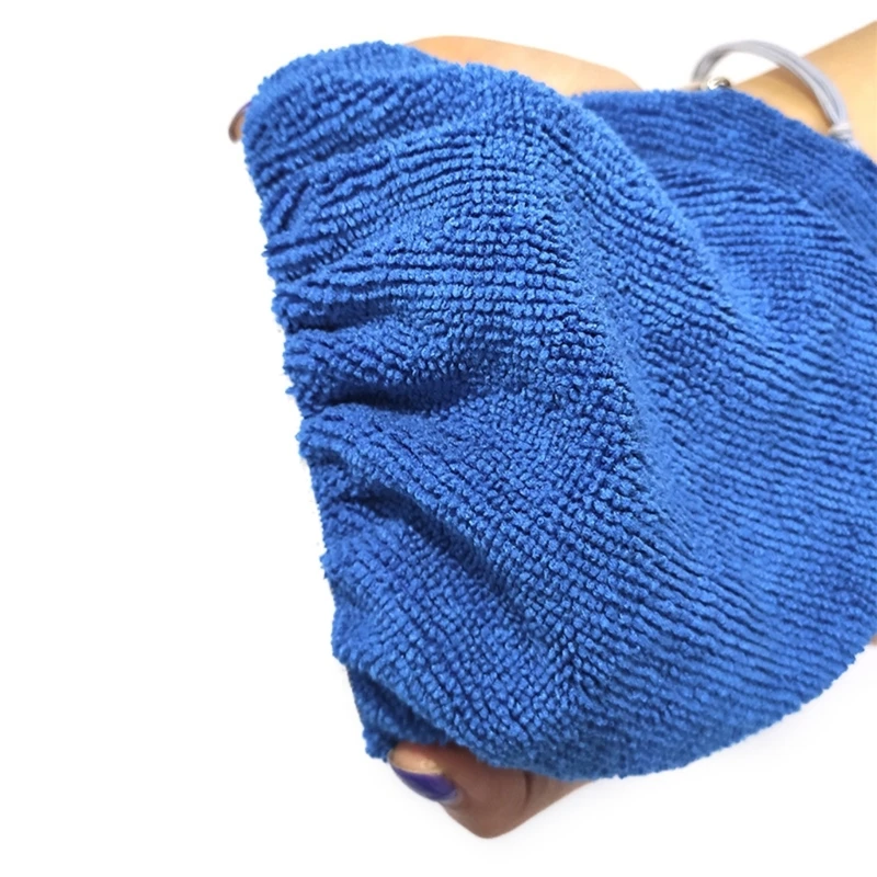 10Pcs/Set Car Orbital Buffer Polisher Pad Bonnet Microfiber Baxer Bonnet Polishing Bonnet Buffing Pad Cover Dropship