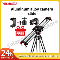 YELANGU Professional Camera Slider Motozied Video Carbon Fiber Track Rail with Mute Motor Time Lapse Wireless Control Remote