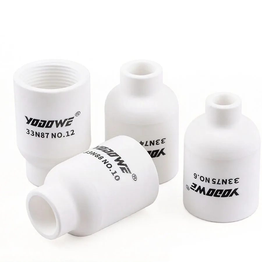 New Q300 argon arc welding gun ceramic nozzle accessories with filter screen connector fluid conducting ceramic nozzle
