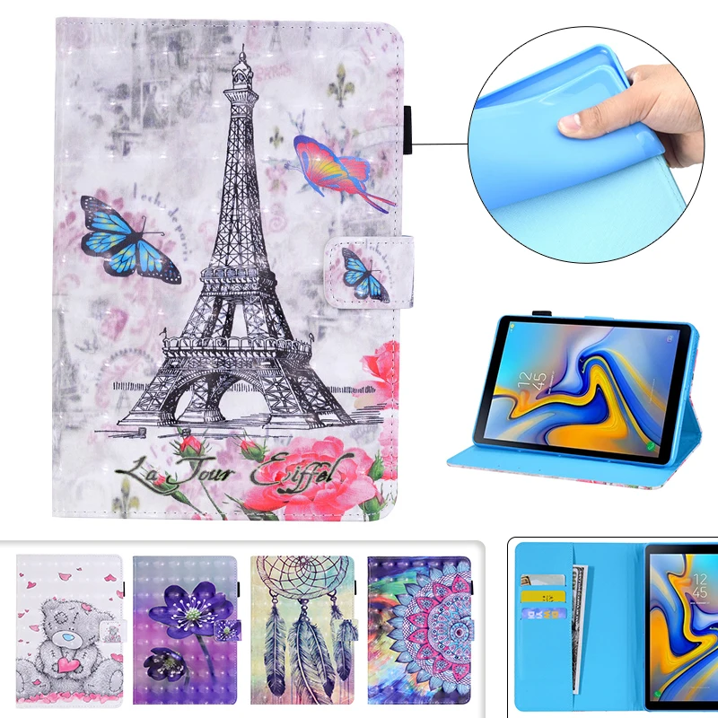 Shiny 3D Case for Samsung Galaxy Tab A 10 1 2019 Case SM-T510 T515 Cover Tablet Funda for Samsung Tab A 10.1 2019 Fundas Coque