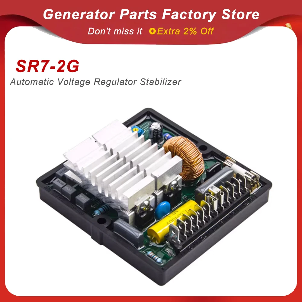 Factory Supply SR7 AVR Automatic Voltage Regulator Stabilizer SR7-2G Alternator Control Module for Mecc Alte Generator Parts