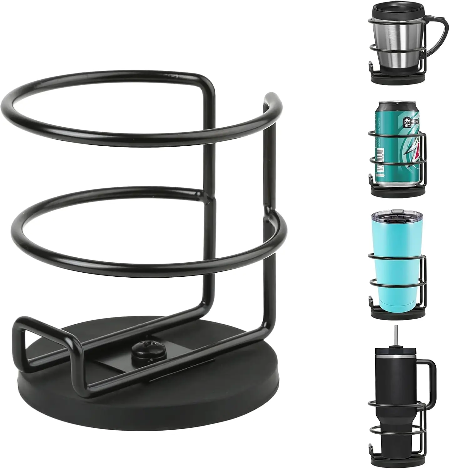 

Heavy Duty Magnetic Cup Holder with 8.8cm Strong Base for Refrigerator, Treadmill, Truck, Car