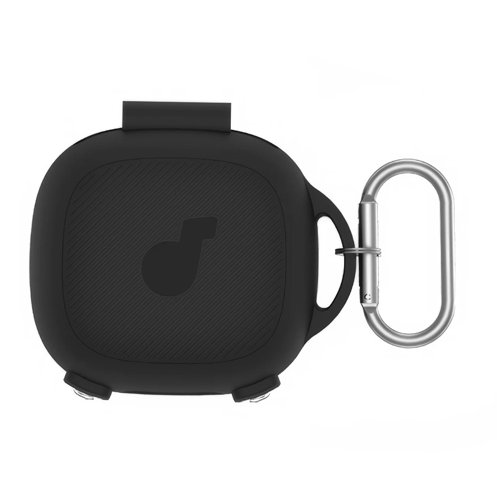 Silicone Case Cover Anti-Scratch Soft Protective Cover Logo Visible Design  for Anker SoundCore Sport X20 Charging Case