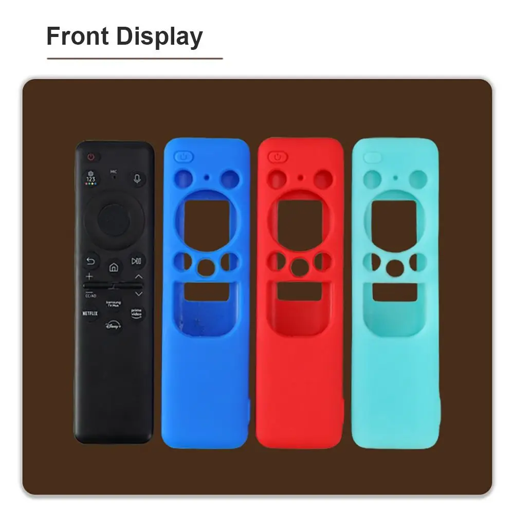 2023 Solar TV Remote Controller Cover Soft Silicone Protective Case Shockproof Washable Protector for Samsung BN59-01432A 01432J