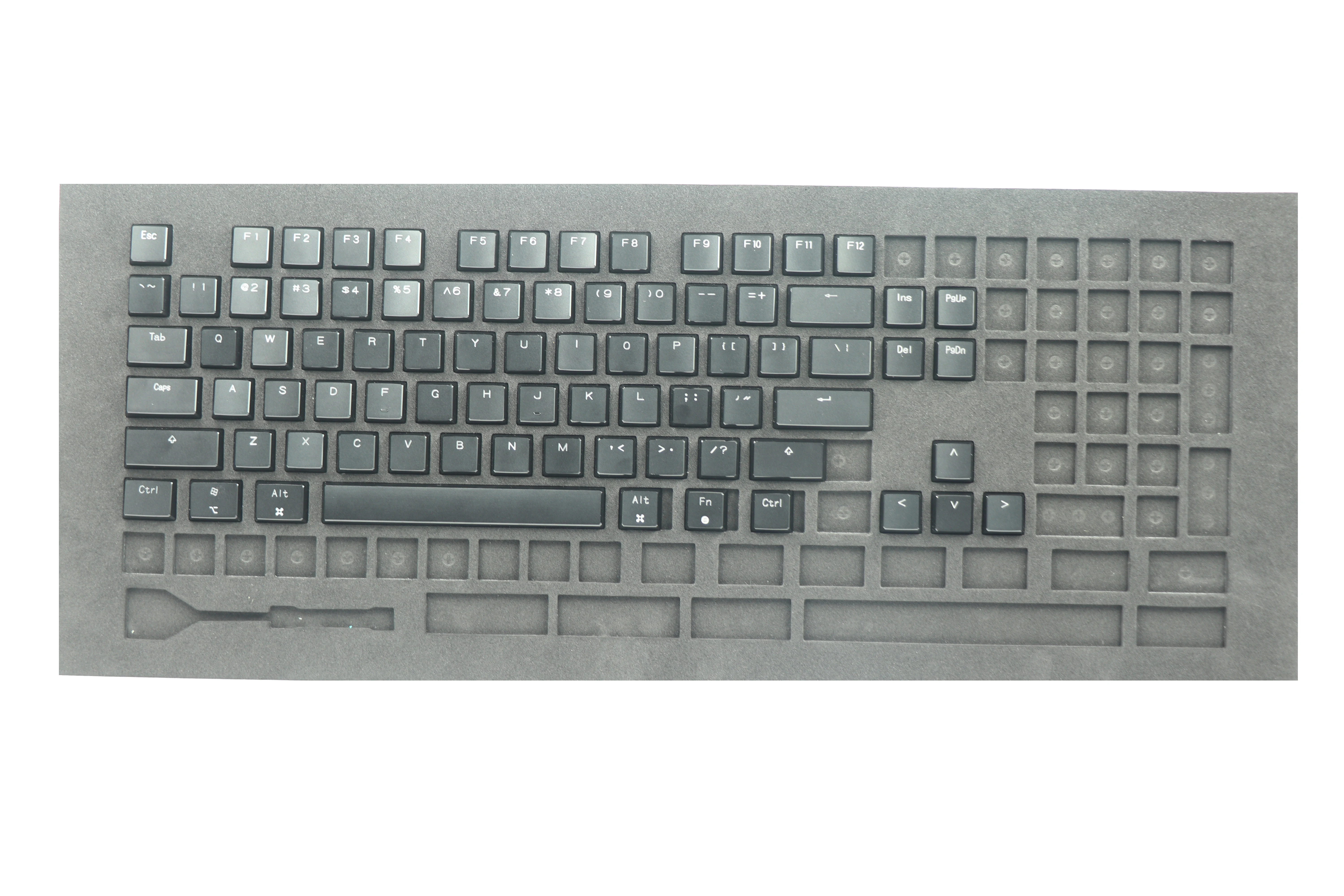 HiUM Aluminum Alloy Low Axis Keycap Custom Metal HL Transparent