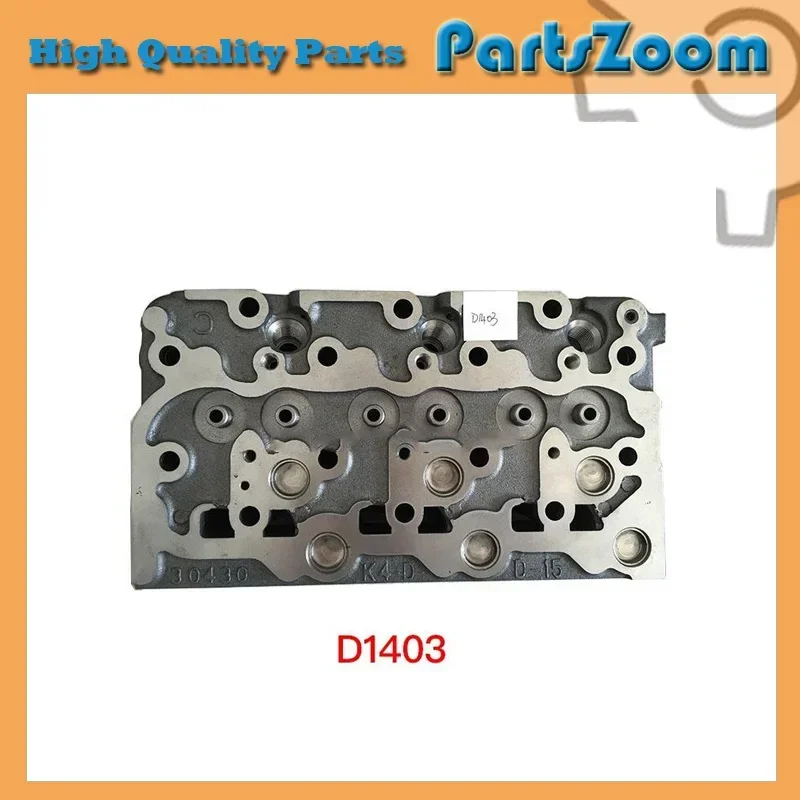 New D1403 Cylinder Head For Kubota KL21 L2500 L2600 L2800 Engine