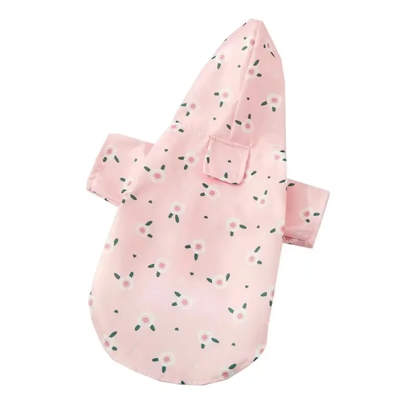 Hunde-Regenmantel Sommer Mode Kurzarm Wasserdichte Hundebekleidung Welpenmantel Hunde-Regenmantel Outdoor-Mantel für Bichon, Schnauzer, Welsh – Detail 5