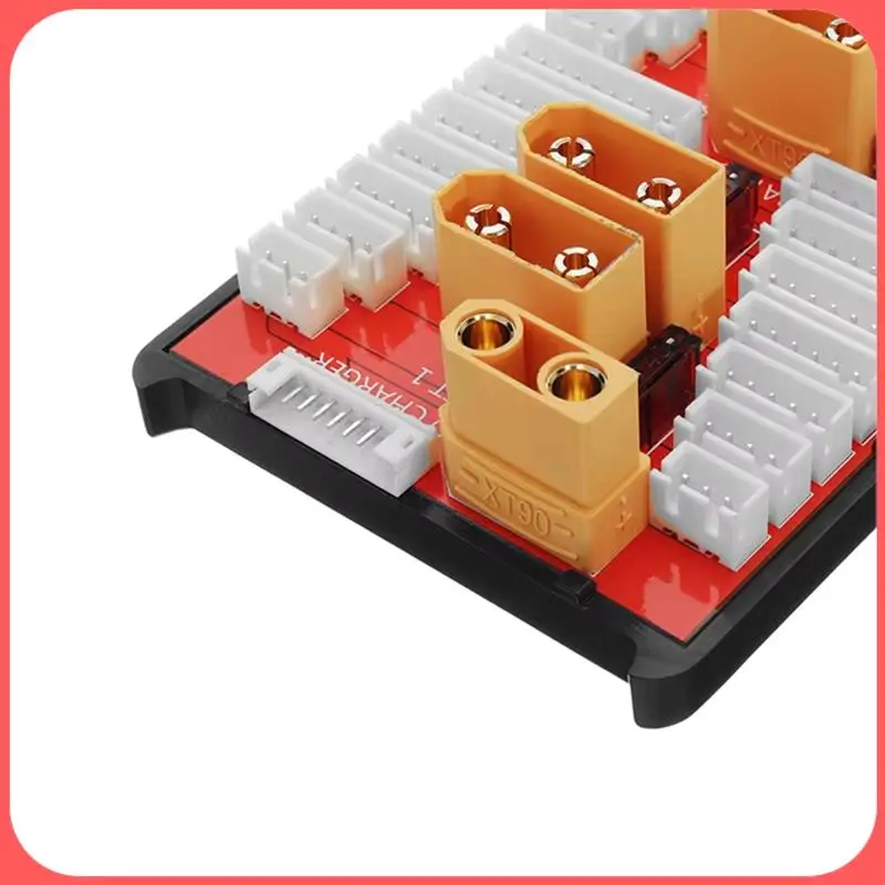 X12A-XT90 Ladeplatine Lipo-Batterie für RC-Modelle 2-8S unterstützt gleichzeitig 4 Batterien aufladen