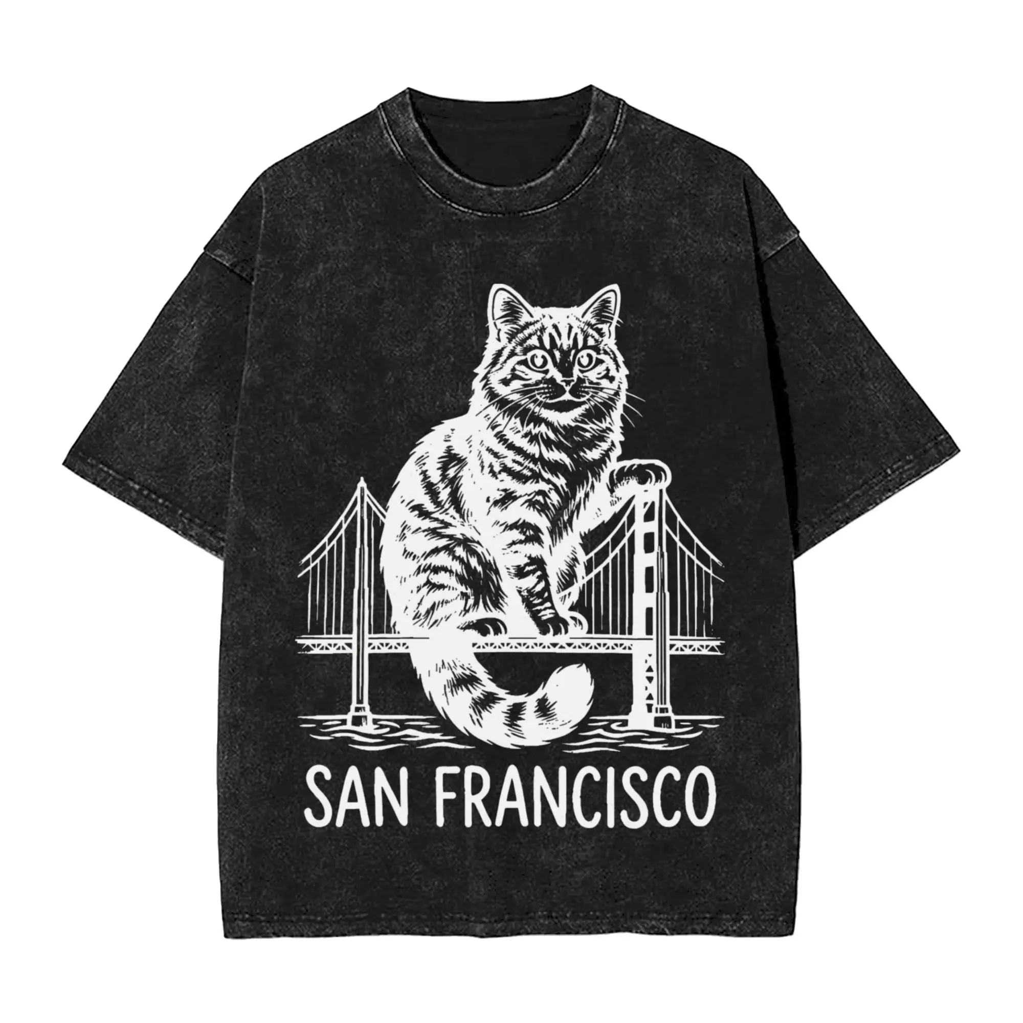 Man T-Shirt Project Hail Mary 2026 Ryan Gosling B Kliban Cat San Francisco T Shirts Novelty Summer Tees Streetwear Casual Tops