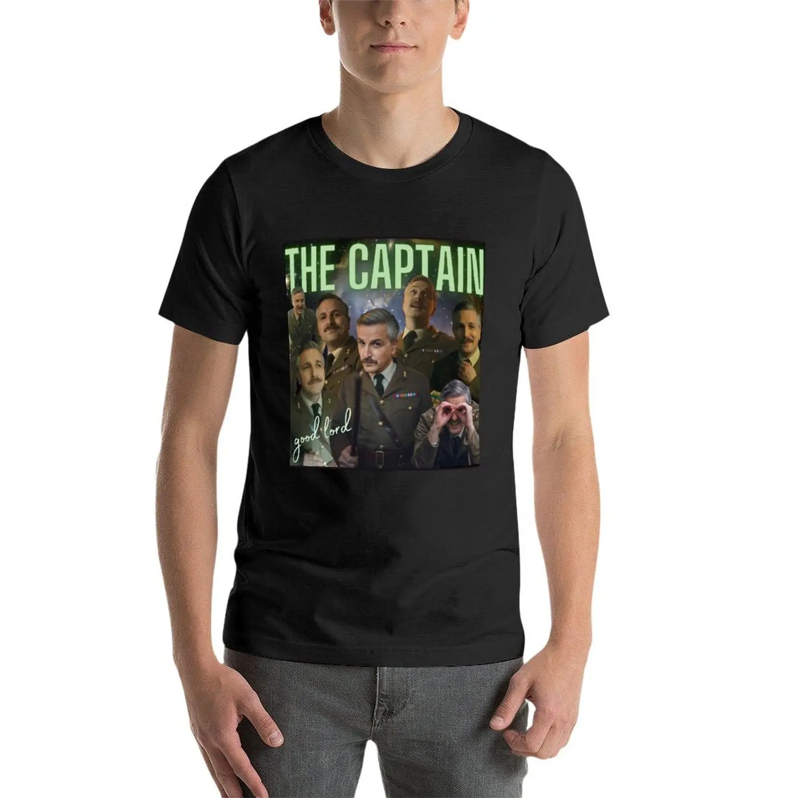 The Captain - BBC ghost t-shirt cute tops ventagli sportivi ad asciugatura rapida per magliette grandi e alte da uomo ragazzo