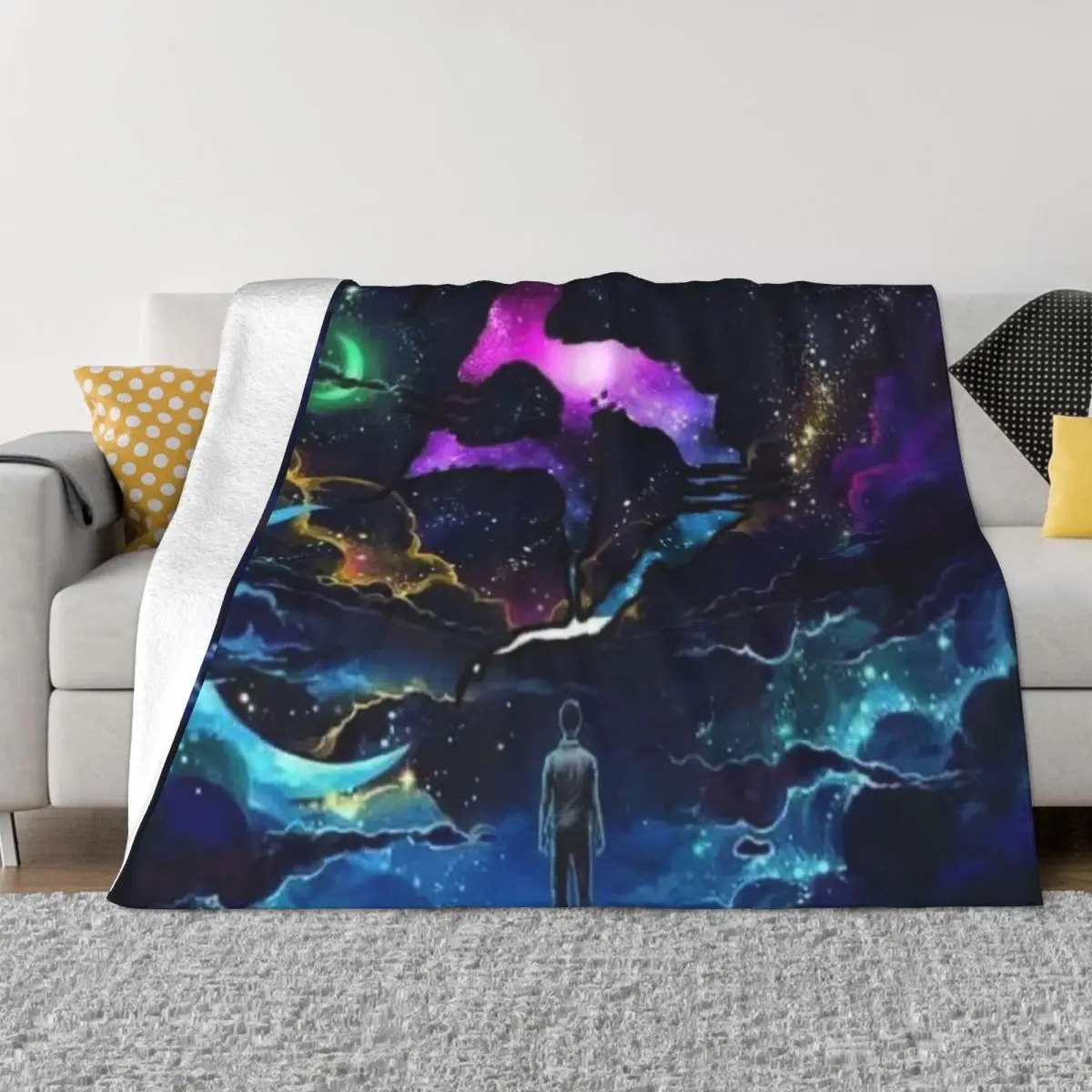 

Zeds dead trippy galaxy Throw Blanket for babies Luxury Thicken Blankets