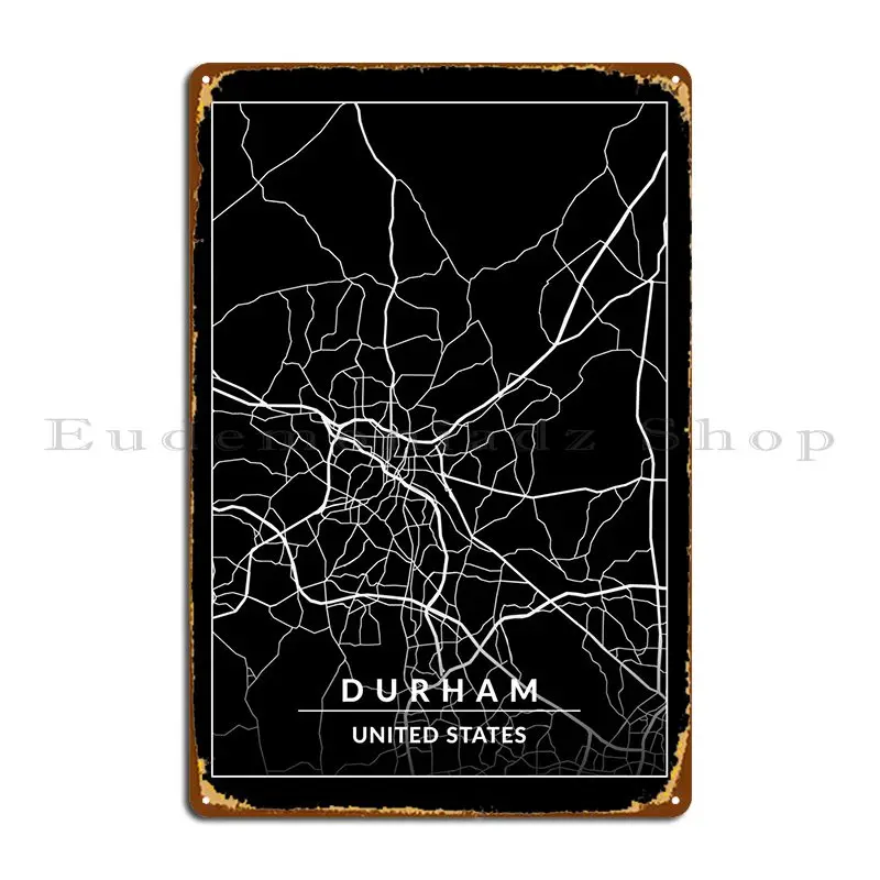 Durham Usa Metal Sign Cinema Cinema Customize Kitchen Garage Tin Sign Poster