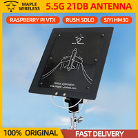 Maple Wireless 5.5G 21dBi Directional Antenna AAT High Gain Patch Antenna 5180-5800MHz For SIYI HM30 SOLO VTX RC Airplane Drone