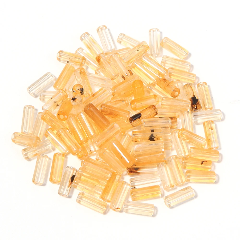 100 Stück 5 x 13 mm Acryl-Röhrenperlen aus imitiertem Jadestein, bunte lose Perlen für die Schmuckherstellung, DIY-Halskette, Armband, Zubehör – Detail 17