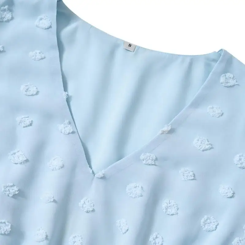 l38e-mini-abito-estivo-da-donna-con-scollo-a-v-manica-corta-in-abito-corto-fluido-a-pois-svizzero-abito-in